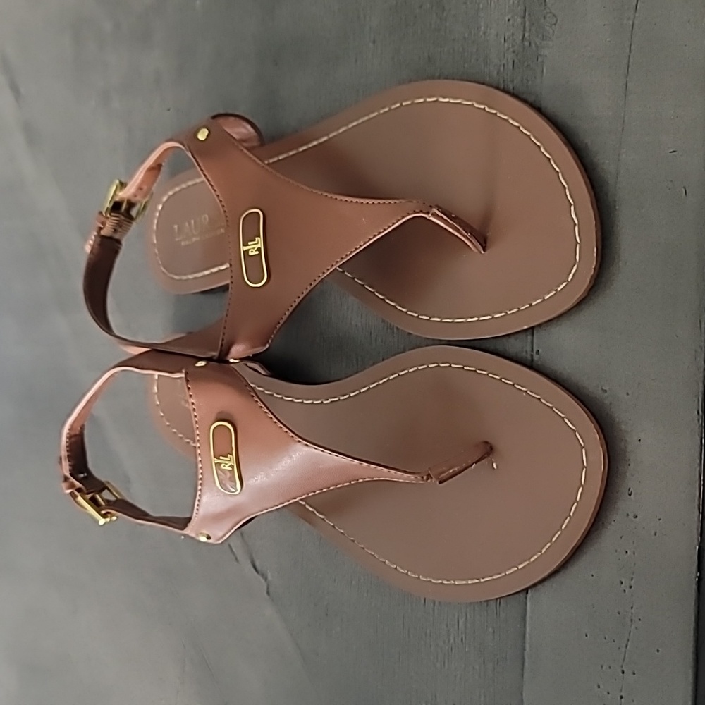 Ralph Lauren Polo Tan Sandals